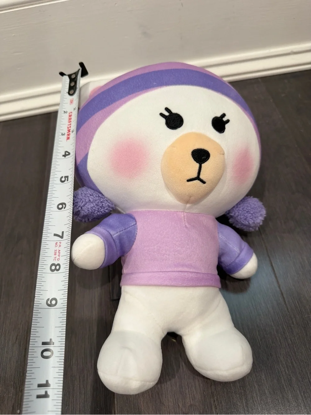 Moriah Elizabeth Marlo Guys & Gals 11” in Plush Purple Bear Stuffed Animal